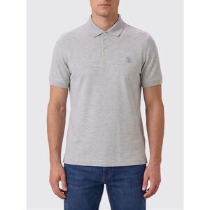Brunello Cucinelli Polo Shirt Men Grey 2